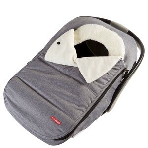 Gray Baby Car Seat Cover